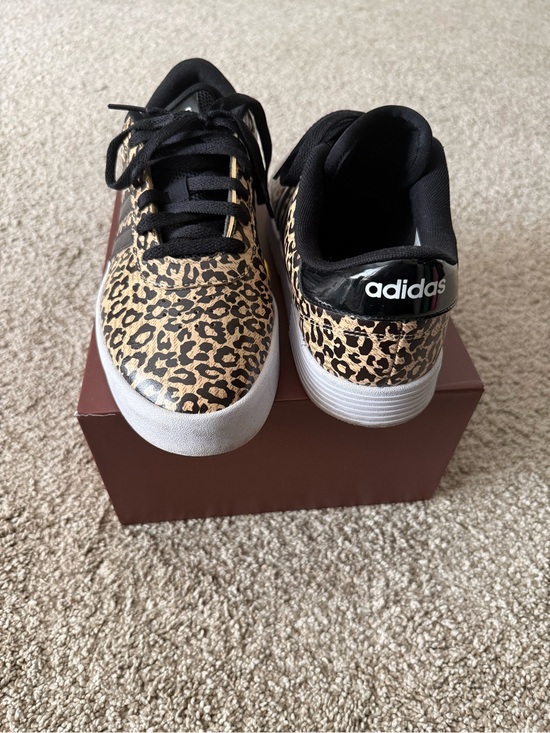 adidas Shoes - adidas Low Top Sneakers with Leopard Print and Black Interior